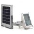 Compact Solar Flood Light 35 LED Durable Metal Security Garden Lamp