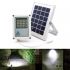 Compact Solar Flood Light 35 LED Durable Metal Security Garden Lamp
