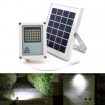 Compact Solar Flood Light 35 LED Durable Metal Security Garden Lamp