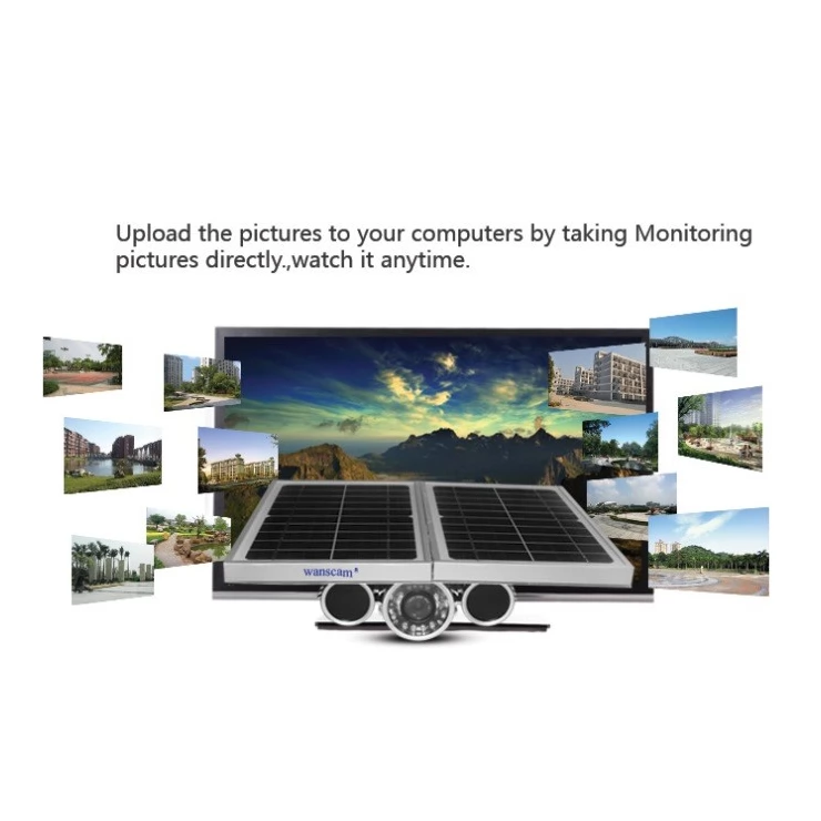 Solar Power Security IP P2P WiFi Camera