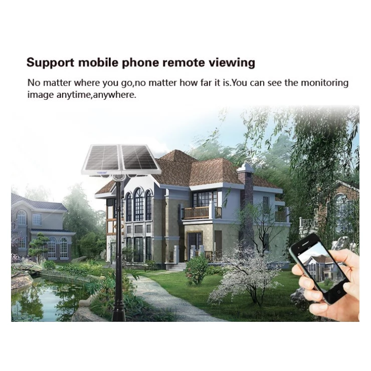 Solar Power Security IP P2P WiFi Camera