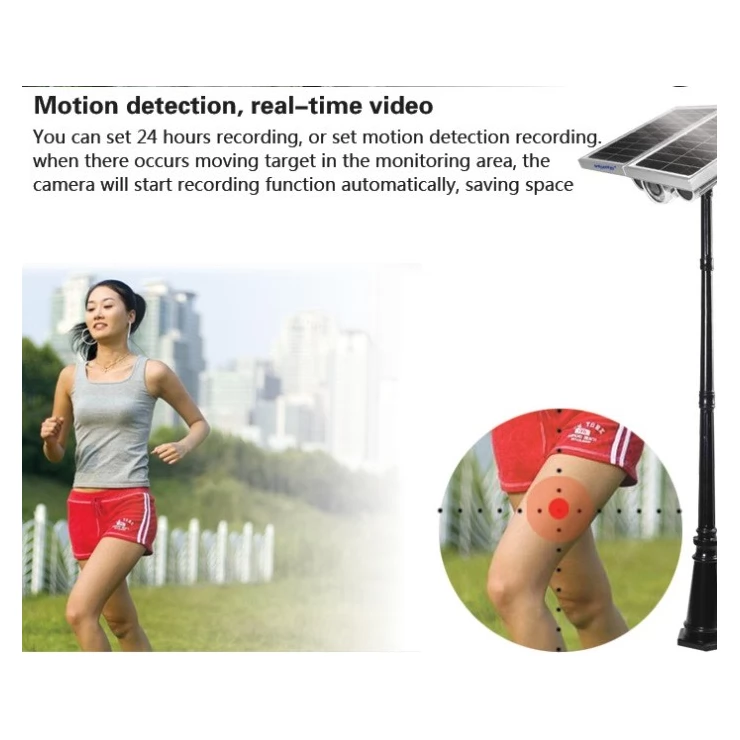 Solar Power Security IP P2P WiFi Camera