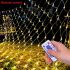Bright Solar Christmas Lights Tree Net LED Decoration Garden Garland