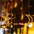Solar Christmas String Lights LED Stars Outdoor Garland Decoration