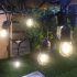 Vintage Outdoor Solar Fairy String Lights LED Glass Bulbs Decoration