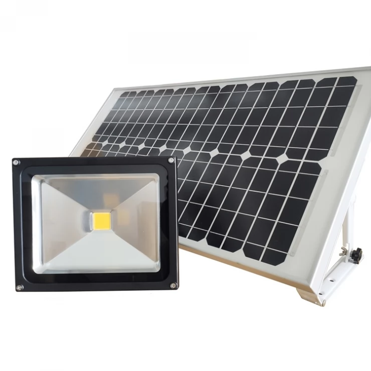 Powerful 30W Solar Flood Light Commercial Grade Outdoor COB LED Light