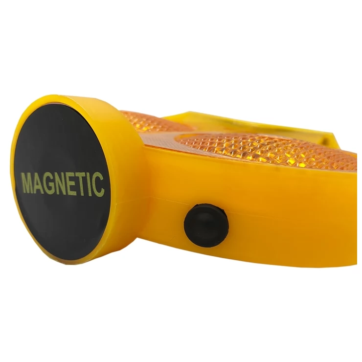 Owl Eye Solar Warning Traffic Light LED Road Construction Safety Lamp