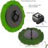 Floating Lotus Leaf Solar Water Pump Fountain Garden Pond Decoration