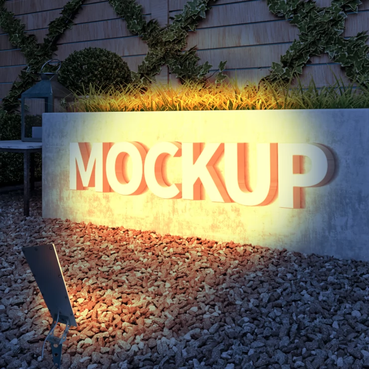 Ultra-Bright 36 LED Solar Flood Light Garden Landscape Signs Lamp