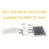 Ultra-Bright 36 LED Solar Flagpole Flood Light Outdoor Pole Setup Kit