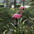 Pink Flamingo Solar Garden Light Ground Stake LED Lawn Decoration 2pcs