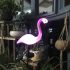 Pink Flamingo Solar Garden Light Ground Stake LED Lawn Decoration 2pcs