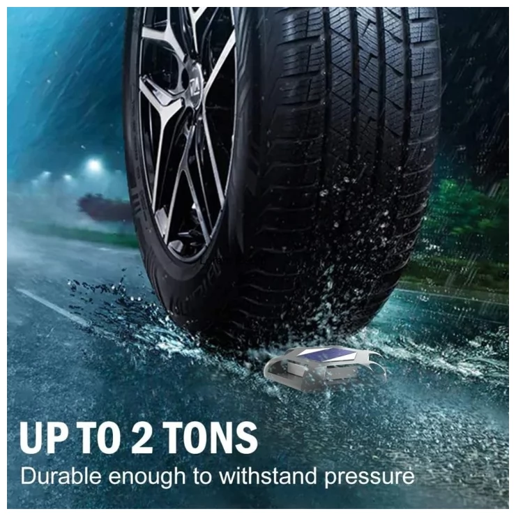 Shock-Resistant 6 LED Solar Path Stud Light Road Driveway Aluminium