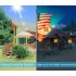Powerful Solar Flag Pole Light Warm White LED Dusk To Dawn Outdoor Set
