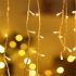 Solar Icicle Lights LED Curtain Christmas Decoration String Garland