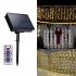 Solar Icicle Lights LED Curtain Christmas Decoration String Garland