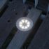Outdoor 8 LED Solar Deck Light Underground Buried Step Path Light