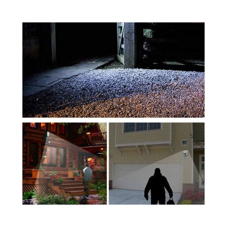 Ultra Bright 60 LED Solar Motion Sensor light for outdoor security