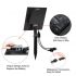 Outdoor Dual Ground Solar Spot Light with Separate Solar Panel for garden lawn tree decoration
