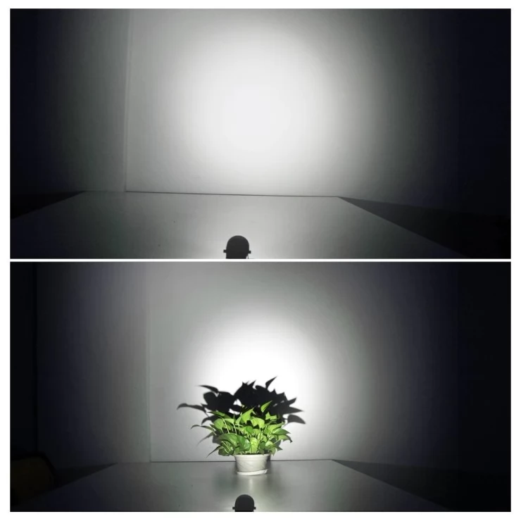 Outdoor Dual Ground Solar Spot Light with Separate Solar Panel for garden lawn tree decoration