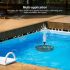 Floating Solar Water Fountain Pump LED Feature With Battery Storage
