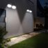 Bright 32 LED Dual Solar Path Light Motion Sensor Universal Spotlight