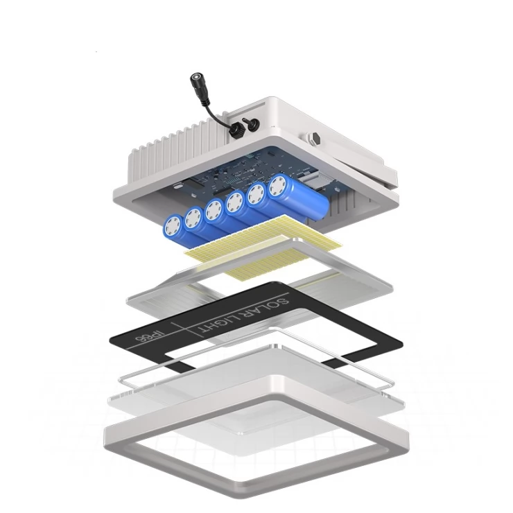 Universal Security LED Solar Floodlight Twin Light With Motion Sensor