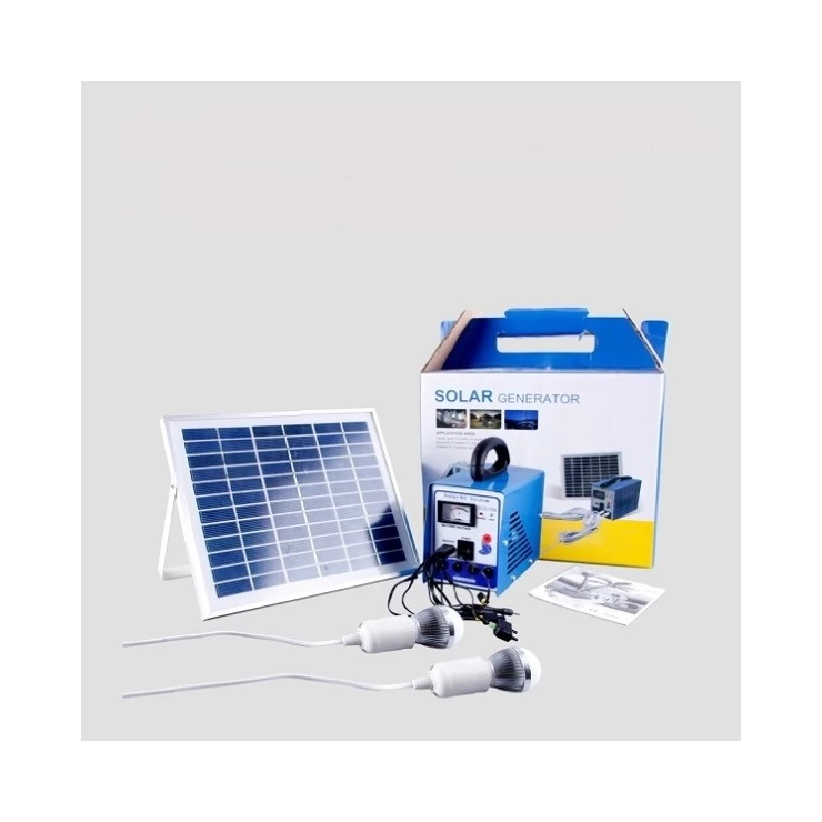 Multi-function Portable 8W Solar Power System Generator