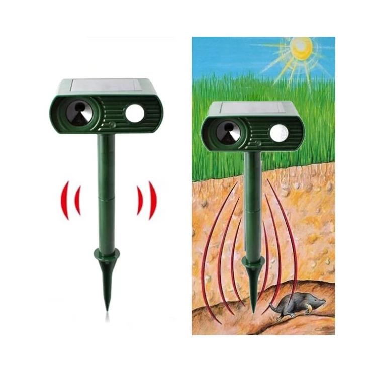 Solar Ultrasonic Pest and Animal Repeller PIR Sensor
