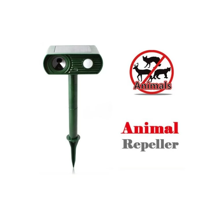 Solar Ultrasonic Pest and Animal Repeller PIR Sensor