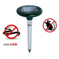 Solar Sonic Pest Snake Repeller with LED Light