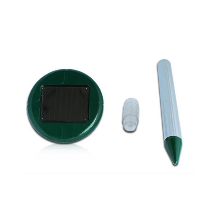 Solar Sonic Pest Snake Repeller with LED Light