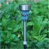 Solar garden light mosaic Stake LED Light Lawn Decoration Lamp