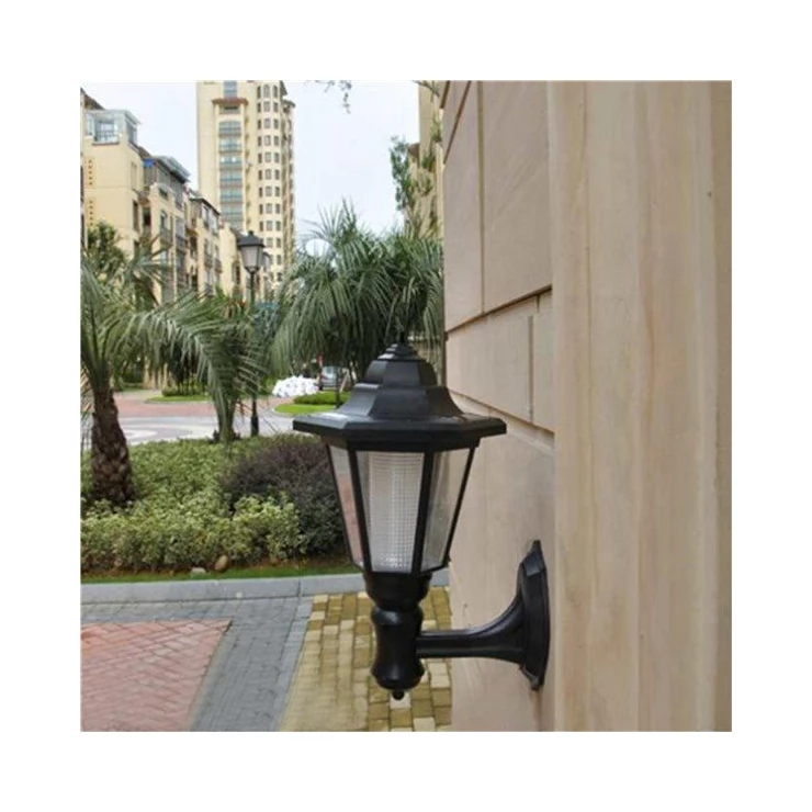 Elegant Outdoor Wall Solar LED Lamp