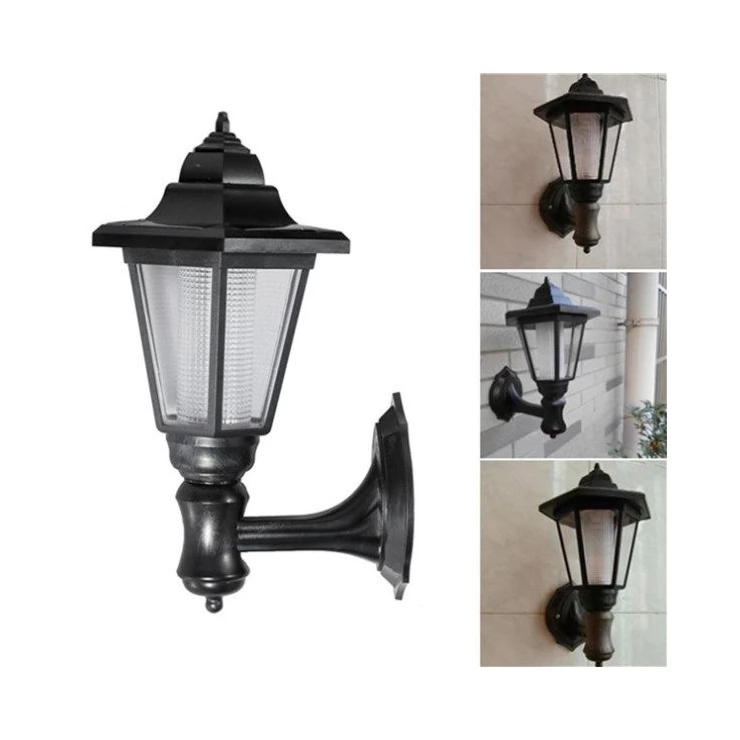 Elegant Outdoor Wall Solar LED Lamp