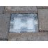 Crystal Glass White LED Light Ground Pathway Brick Design