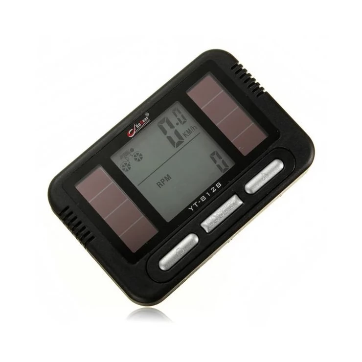 Solar Multifunctional Bike Sport LCD Computer Speedometer Odometer
