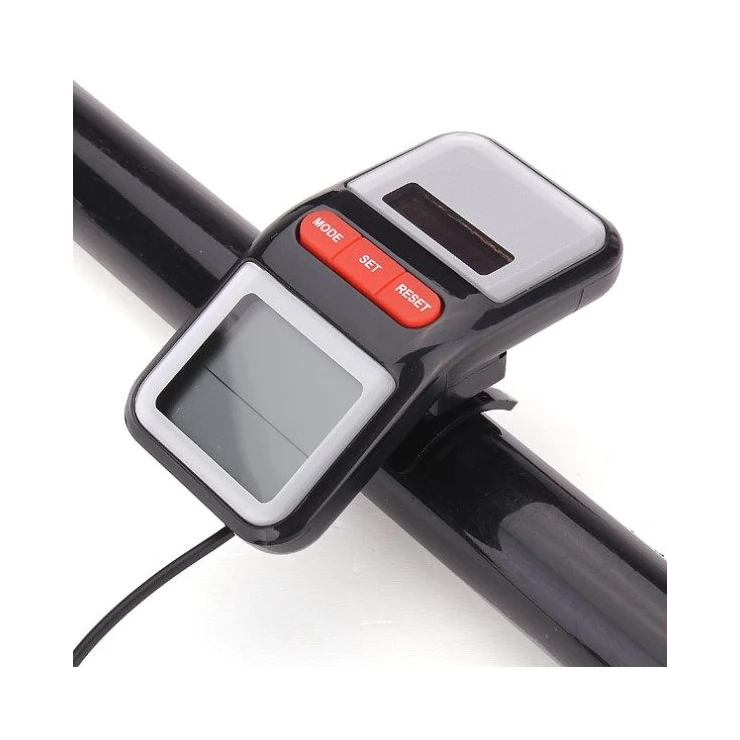 Solar Bike LCD Computer Speedometer Odometer