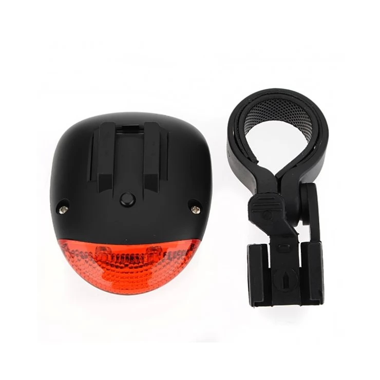 Road Safety Solar Bike Rear Tail 2 LED Light 3 Modes