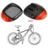 Road Safety Solar Bike Rear Tail 2 LED Light 3 Modes