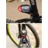 Road Safety Solar Bike Rear Tail 2 LED Light 3 Modes