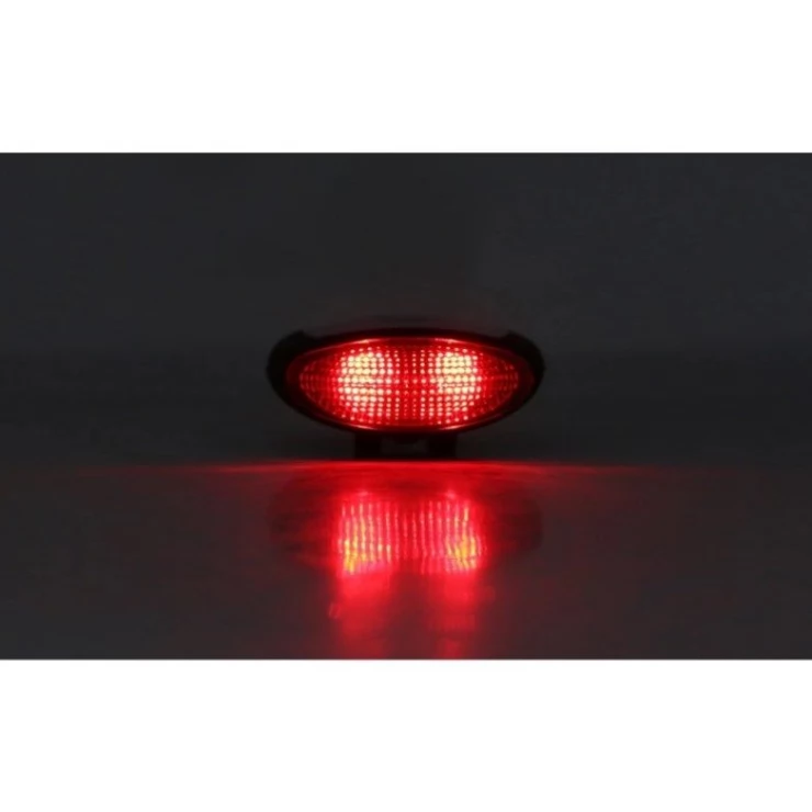 Road Safety Solar Bike Rear Tail 2 LED Light 3 Modes