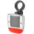 Solar Bike Warning Alert Red LED Tail Light 3 Modes