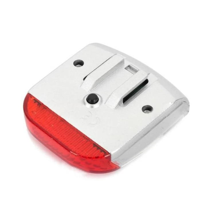 Solar Bike Warning Alert Red LED Tail Light 3 Modes